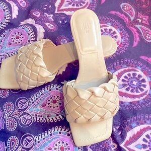 H&M quilted mid heel